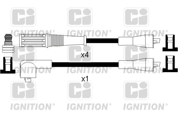 QUINTON HAZELL Комплект проводов зажигания XC843